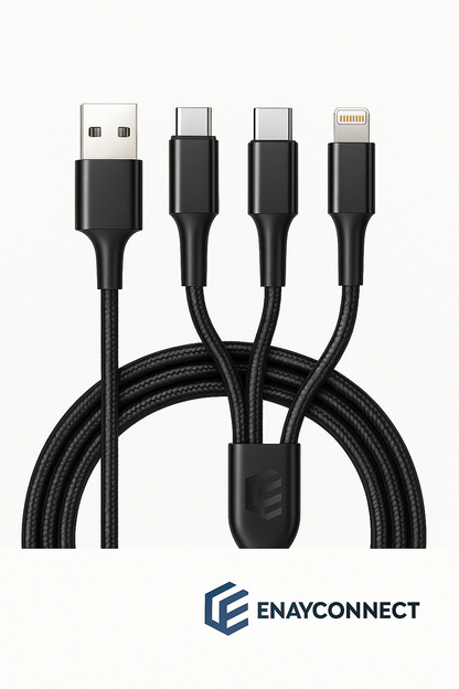 Carga rápida 3-1 USB
