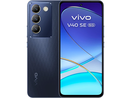 Móvil - vivo V40 SE, Crystal Black, 256GB, 8GB RAM, 6.67" AMOLED, Snapdragon