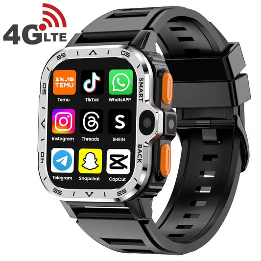 Smartwatch 4G LTE Android con Cámara, GPS y Pantalla 1.99"