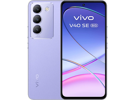 Vivo V40 SE 5G - 256 GB + 8 GB RAM | Leather Purple | Cargador 44W + Auriculares incluidos